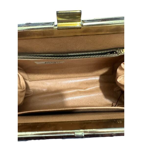 Vintage Mid-Century Mayer Newman New York Genuine Alligator Clutch Purse Handbag - Picture 8 of 8